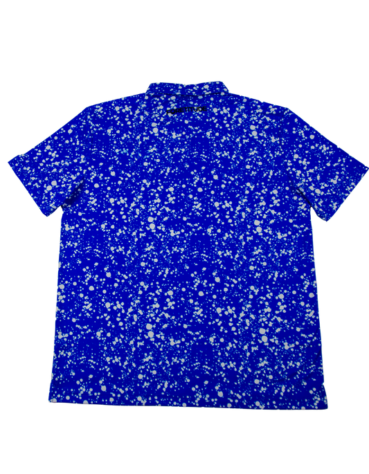 Blue Splash Polo T-Shirt - Best Men's Wear - Foretitude Golf Co