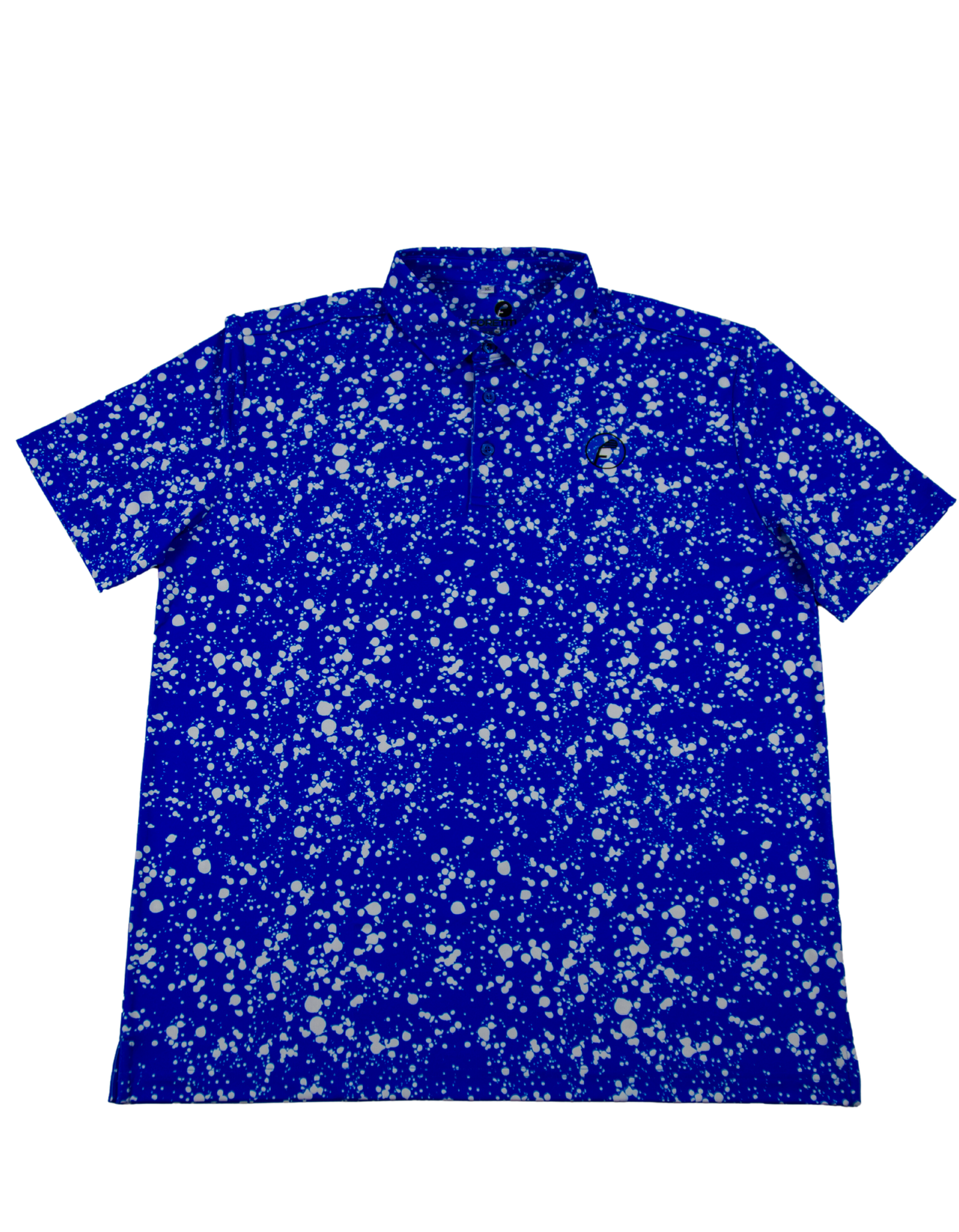 Blue Splash Polo T-Shirt in USA - Foretitude Golf Co