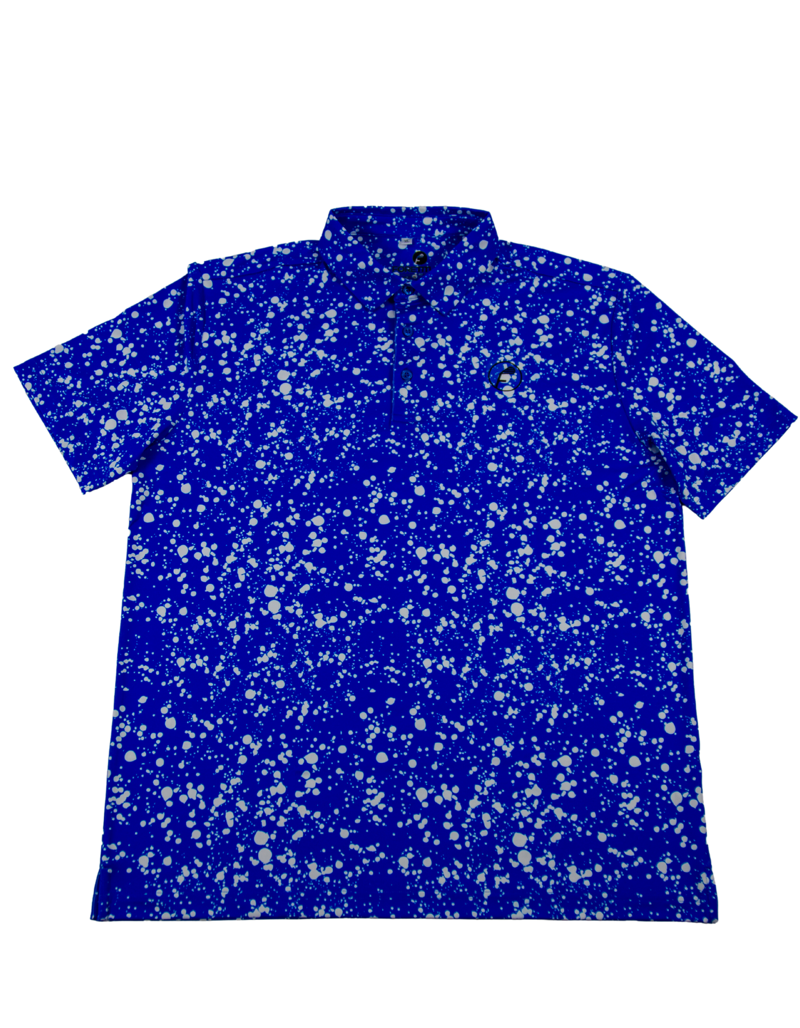 Blue Splash Polo T-Shirt in USA - Foretitude Golf Co