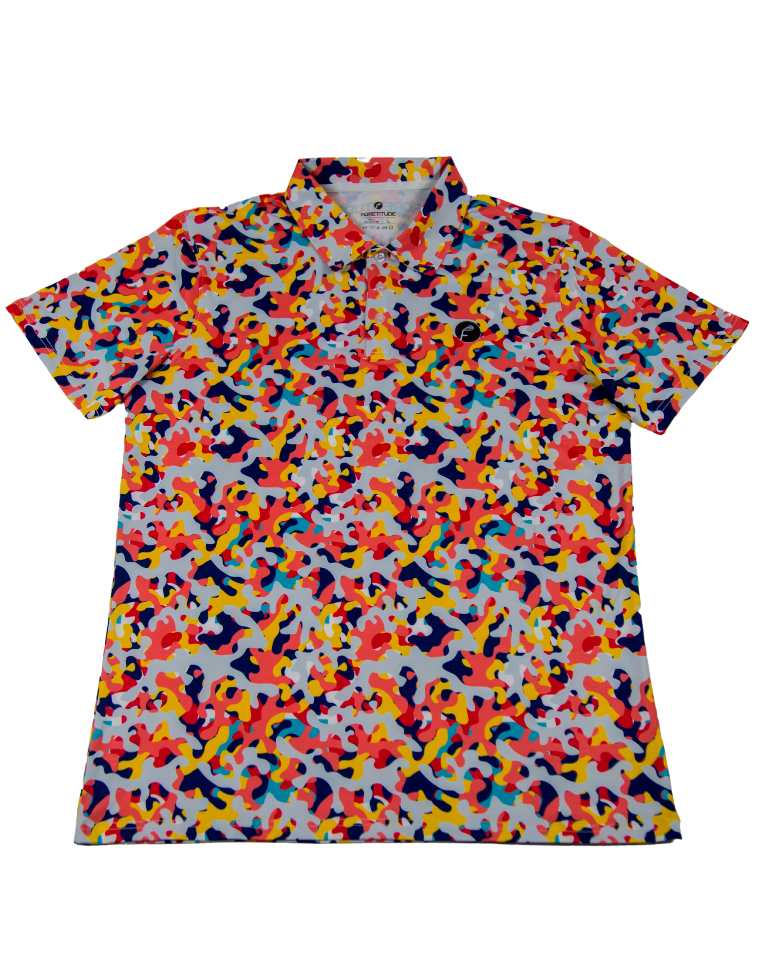 Colorful Bunkers Polo T-Shirt in USA - Foretitude Gold Co