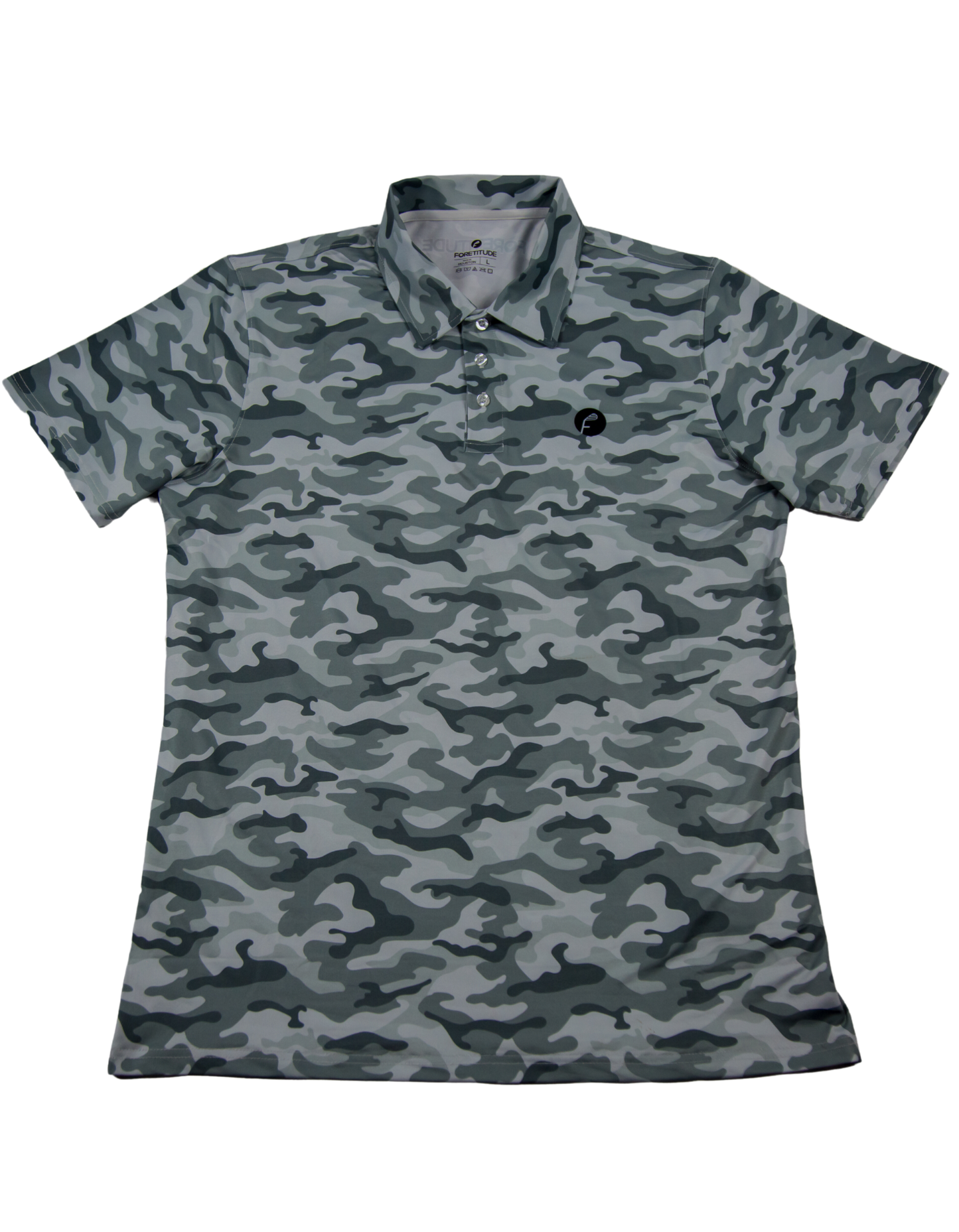 Grey Camo Polo