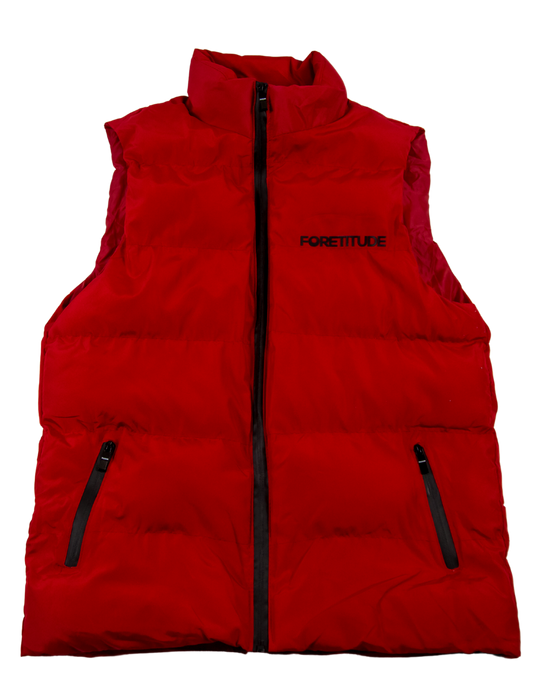 Red Golf Vest - Best Men's Wear - Foretitude Golf Co